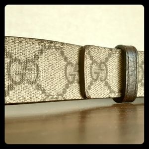 Vintage GUCCI Signature MONOGRAMMED Belt
